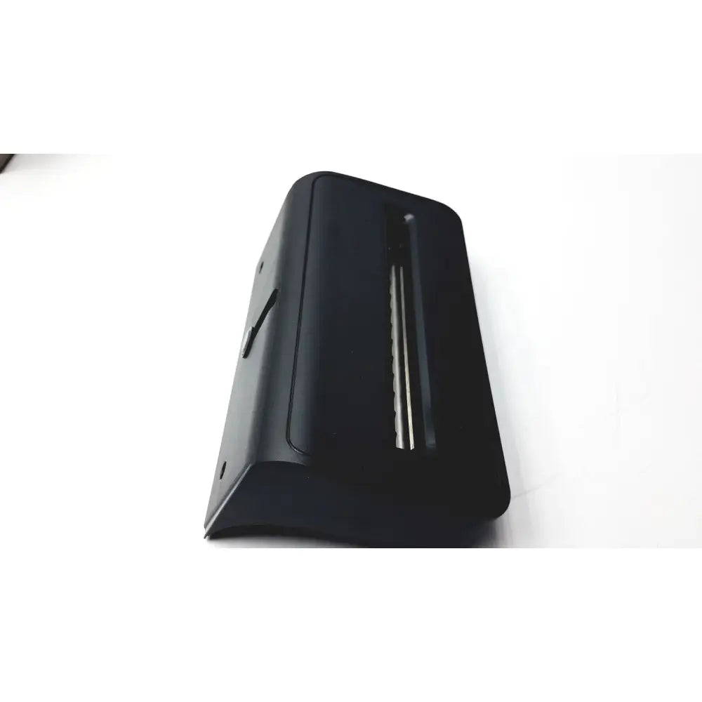 Black plastic receipt dispenser with vertical paper slot for new zebra p1080383-042 cutter option upgrade kit zd420 printer