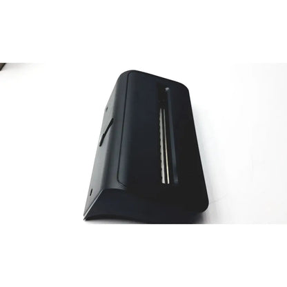 Black plastic receipt dispenser with vertical paper slot for new zebra p1080383-042 cutter option upgrade kit zd420 printer