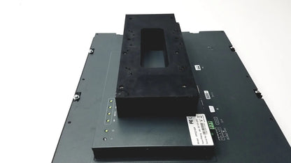 Black rectangular nexcom ippd2100p multimedia panel pc with central cutout and multiple ports labeled m401 on the side