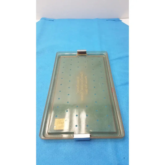 Nezhat-Dorsey Hydro Dissection Tray Lid Only – Used, Cleaned, Tested Sterilization Tray Lid, second-hand product photo 1