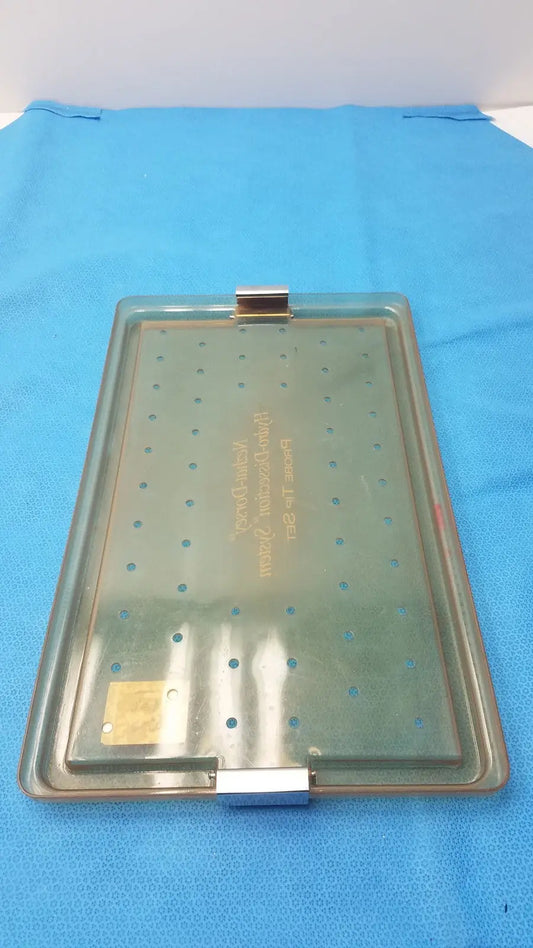 Nezhat-Dorsey Hydro Dissection Tray Lid Only – Used, Cleaned, Tested Sterilization Tray Lid, second-hand product photo 2