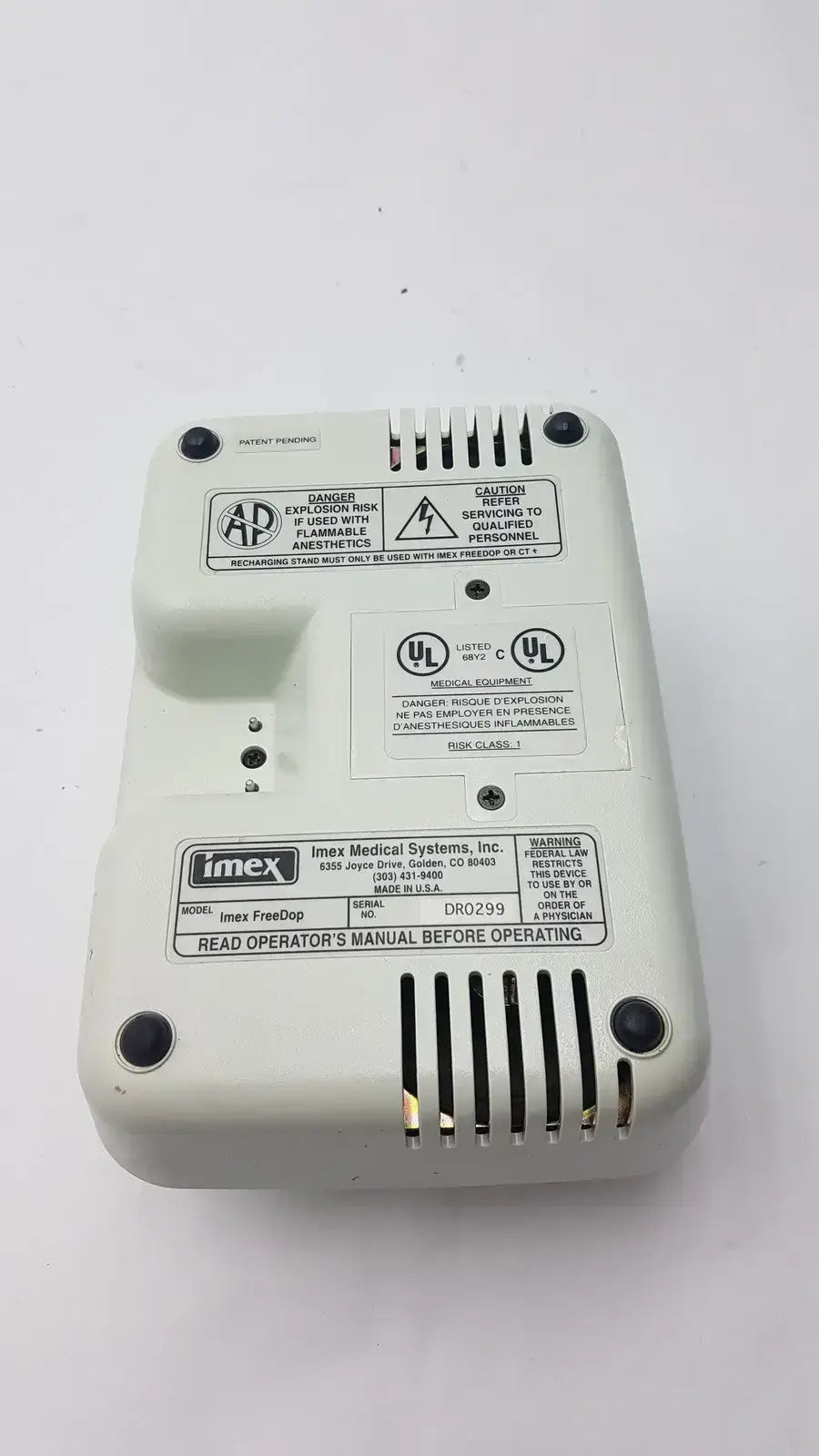 Nicolet Vascular Imex Fredop Ultrasound Dopler Vascular Doppler, as-is (for parts) product photo 5
