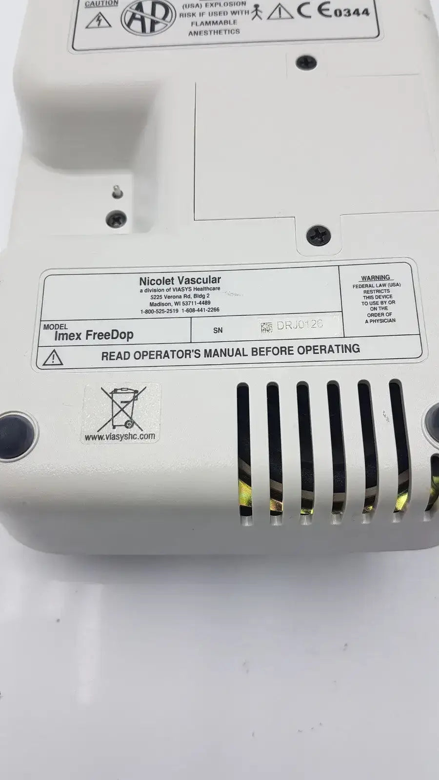 Nicolet Vascular Imex Freedop Ultrasound Dopllerr Doppler Ultrasound, second-hand product photo 9
