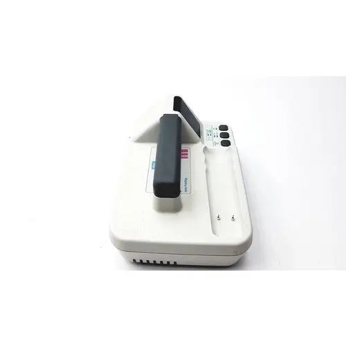 White plastic handheld nicolet vascular imex freedop ultrasound doppler with black handle and control buttons