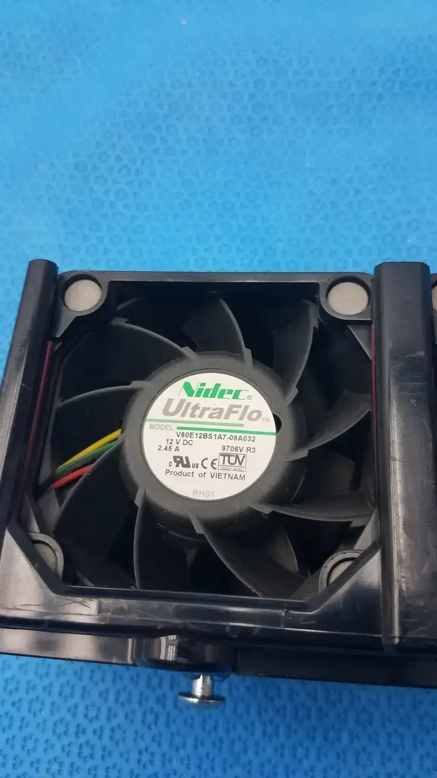 Nidec UltraFlo V60E12BS1A7 Cooling Fan 12V DC Brushless Server Industrial Fan Brushless Cooling Fan, second-hand product photo 8