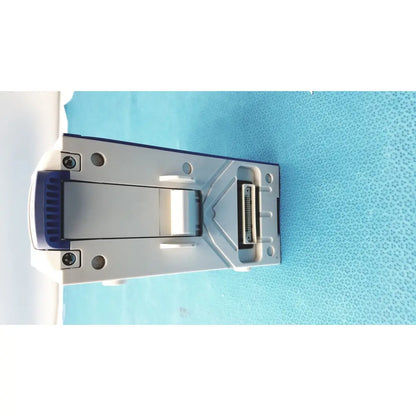 Gray and blue plastic nihon kohden ay-651p receipt printer with a visible paper feed slot for multi-parameter use