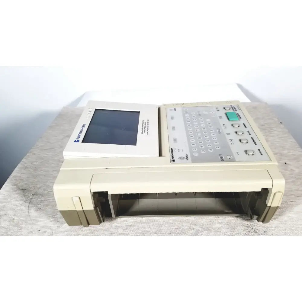 Nihon Kohden Cardiofax Q ECG-9130K ECG Machine ECG Machine, as-is (for parts) product photo 1