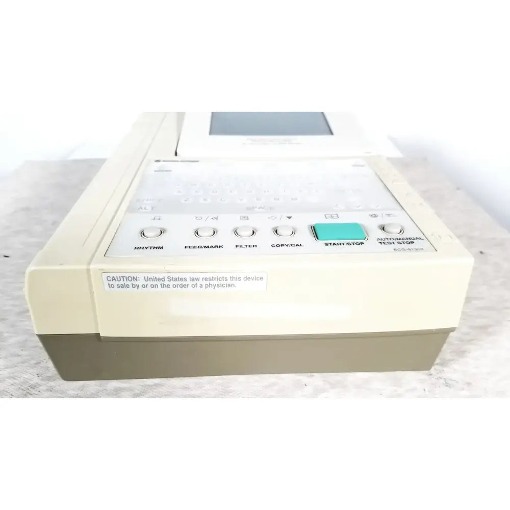 Nihon Kohden Cardiofax Q ECG-9130K ECG Machine ECG Machine, as-is (for parts) product photo 5