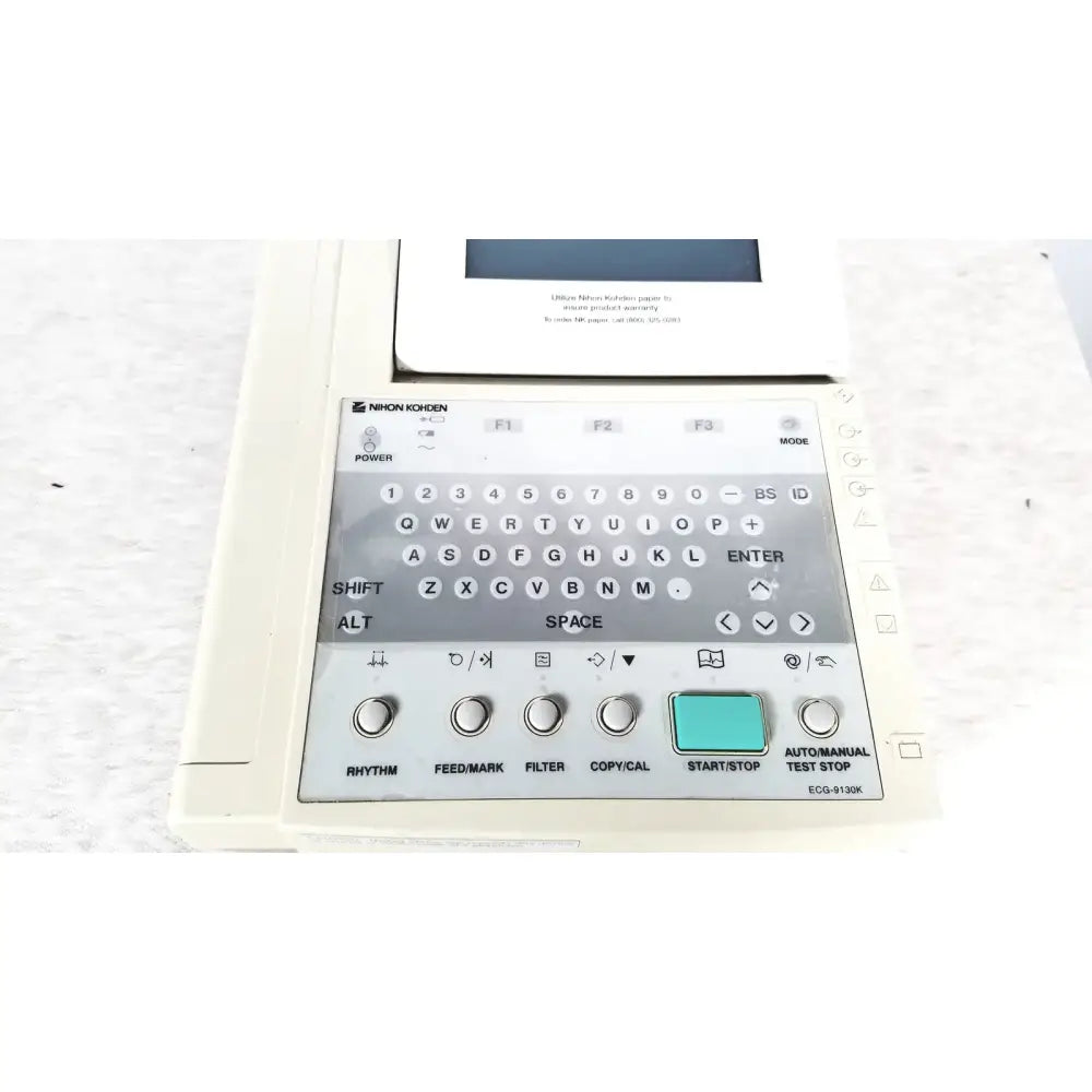 Nihon Kohden Cardiofax Q ECG-9130K ECG Machine ECG Machine, as-is (for parts) product photo 6