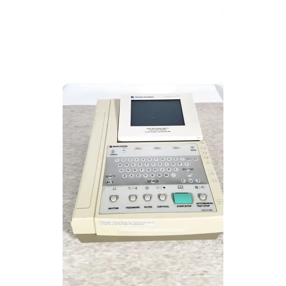 Nihon Kohden Cardiofax Q ECG-9130K ECG Machine ECG Machine, as-is (for parts) product photo 4