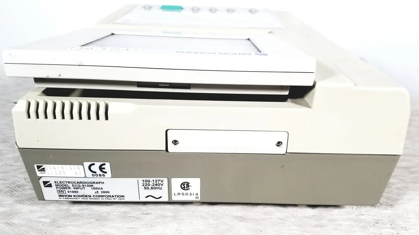 Nihon Kohden Cardiofax Q ECG-9130K ECG Machine ECG Machine, as-is (for parts) product photo 15