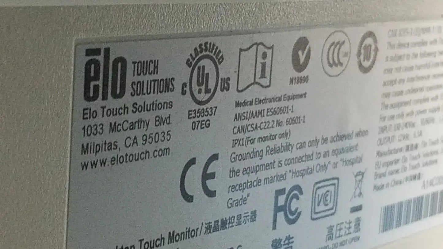 Nihon Kohden Elo Touchsystems ET2400L-8CJM-1-BG-NKD-G Touchscreen Monitor Touchscreen Monitor, as-is (for parts) product photo 13