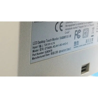 Nihon Kohden Elo Touchsystems ET2400L-8CJM-1-BG-NKD-G Touchscreen Monitor Touchscreen Monitor, as-is (for parts) product photo 14