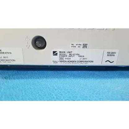 Nihon Kohden Life Scope Bedside Patient Monitor BSM-6701A Bedside Patient Monitor, as-is (for parts) product photo 12