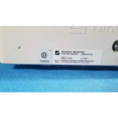 Nihon Kohden Life Scope Bedside Patient Monitor BSM-6701A Bedside Patient Monitor, as-is (for parts) product photo 13