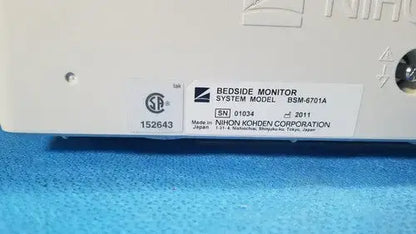 Nihon Kohden Life Scope Bedside Patient Monitor BSM-6701A Bedside Patient Monitor, as-is (for parts) product photo 13
