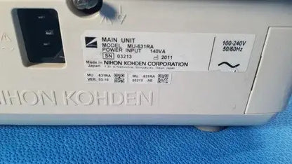 Nihon Kohden MU-631RA Life Scope Bedside Patient Monitor BSM-6301A Patient Monitor Module, as-is (for parts) product photo 9
