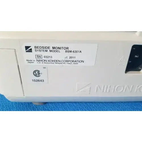 Nihon Kohden MU-631RA Life Scope Bedside Patient Monitor BSM-6301A Patient Monitor Module, as-is (for parts) product photo 10