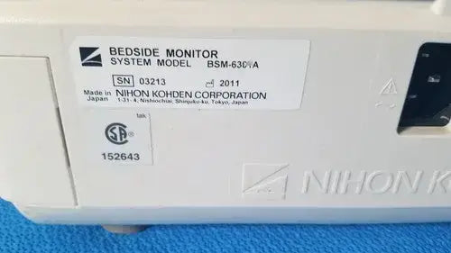 Nihon Kohden MU-631RA Life Scope Bedside Patient Monitor BSM-6301A Patient Monitor Module, as-is (for parts) product photo 10