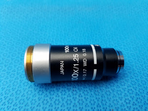 Nikon 100x/1.25 ∞/0.17 WD 0.18 Oil Microscope Objective