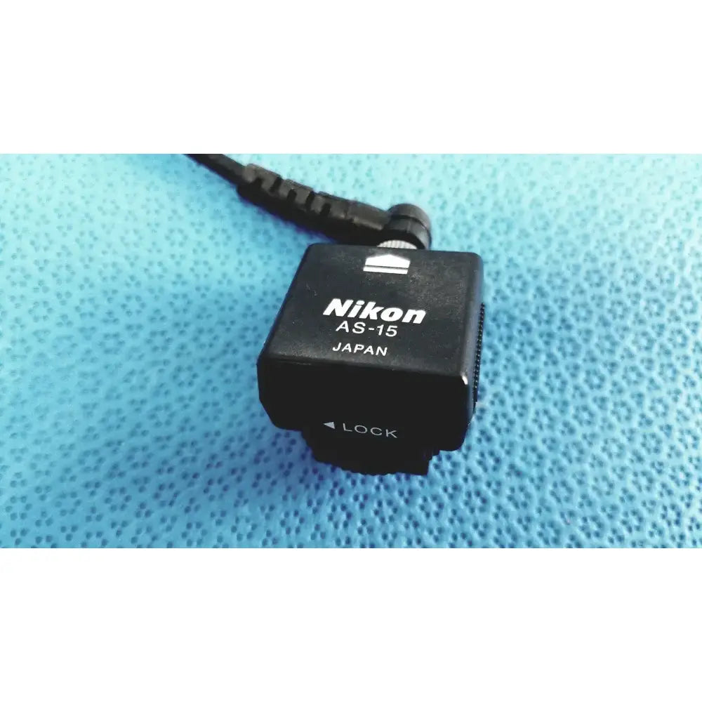 Nikon AS-15 Sync Terminal Hot Shoe Adapter w/ PC Sync Multiple Connectors Cable Hot Shoe Sync Adapter, as-is (for parts) product photo 3