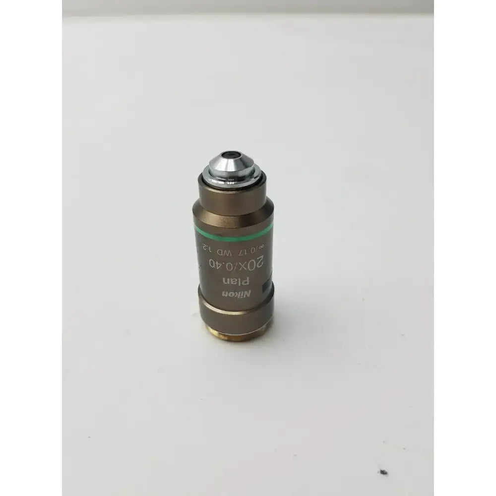Nikon CFI Plan Achromat 20X/0.40 ∞/0.17 WD 1.2 Microscope Objective Lens Microscope Objective Lens, second-hand product photo 1