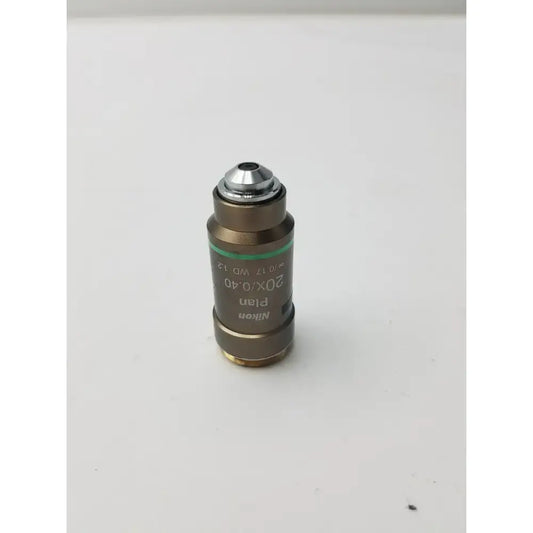 Nikon CFI Plan Achromat 20X/0.40 ∞/0.17 WD 1.2 Microscope Objective Lens Microscope Objective Lens, second-hand product photo 1