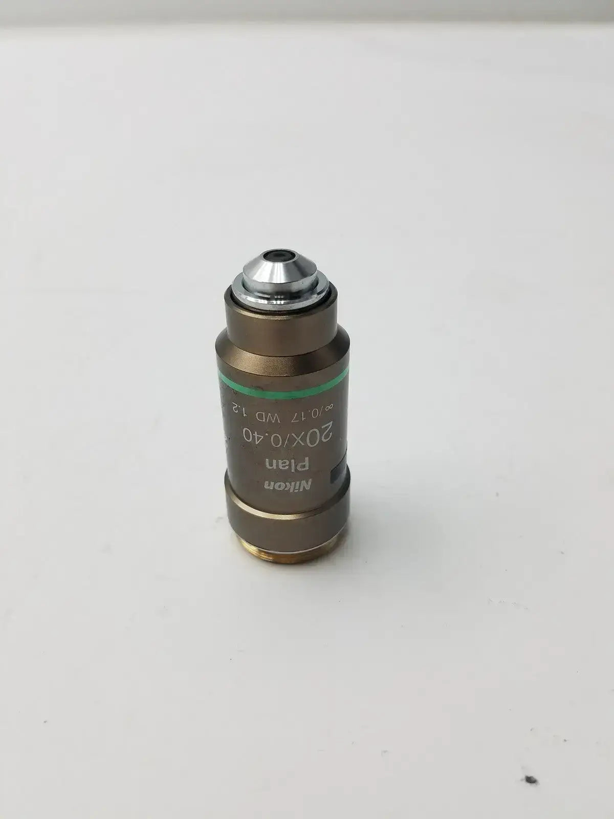 Nikon CFI Plan Achromat 20X/0.40 ∞/0.17 WD 1.2 Microscope Objective Lens Microscope Objective Lens, second-hand product photo 1