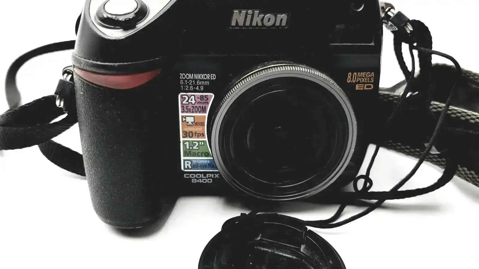 Nikon Coolpix E8400 8.0 Mega Pixels Digital Camera ED - Untested Digital Camera, as-is (for parts) product photo 3
