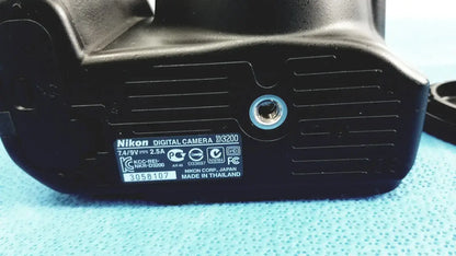 Nikon D3200 Digital SLR Camera - Black Digital SLR Camera, as-is (for parts) product photo 7