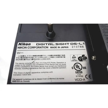 Nikon Digital Sight DS-L1 Microscope Camera Controller Microscope Camera Controller, as-is (for parts) product photo 4