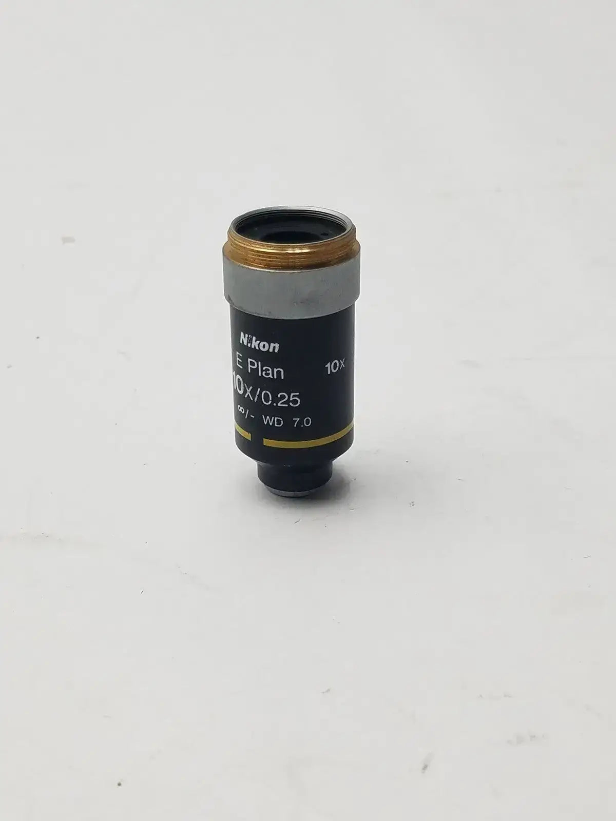 Nikon E Plan 10X/0.25 ♾/ - WD 7.0 Microscope Objective Microscope Objective, second-hand product photo 10