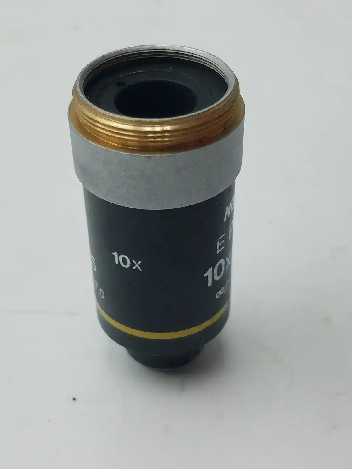 Nikon E Plan 10X/0.25 ♾/ - WD 7.0 Microscope Objective Microscope Objective, second-hand product photo 4
