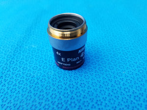 Nikon E Plan 4x / 0.10 OFN20  ∞/- WD 30 MRP70040 Microscope Objective