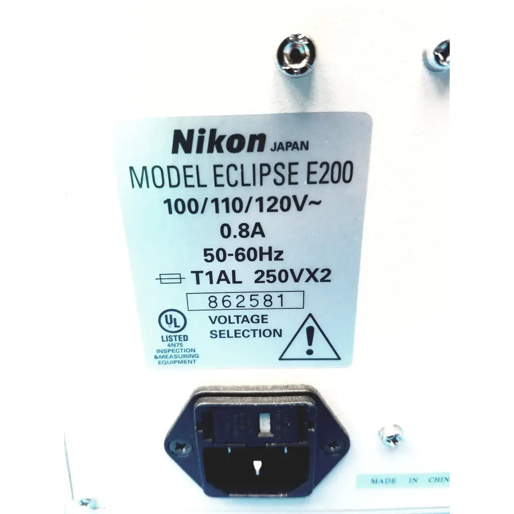 Nikon Eclipse E200 Binocular Microscope Binocular Biological Microscope, second-hand product photo 15