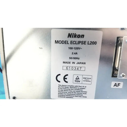 Nikon Eclipse L200 Wafer Inspection Microscope Microscope, second-hand product photo 19