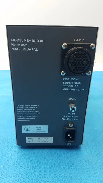 Nikon HB-10103AF Super High Pressure Mercury Lamp Power Supply Super High Pressure Mercury Lamp Power Supply, second-hand product photo 21