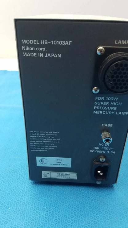 Nikon HB-10103AF Super High Pressure Mercury Lamp Power Supply Super High Pressure Mercury Lamp Power Supply, second-hand product photo 24