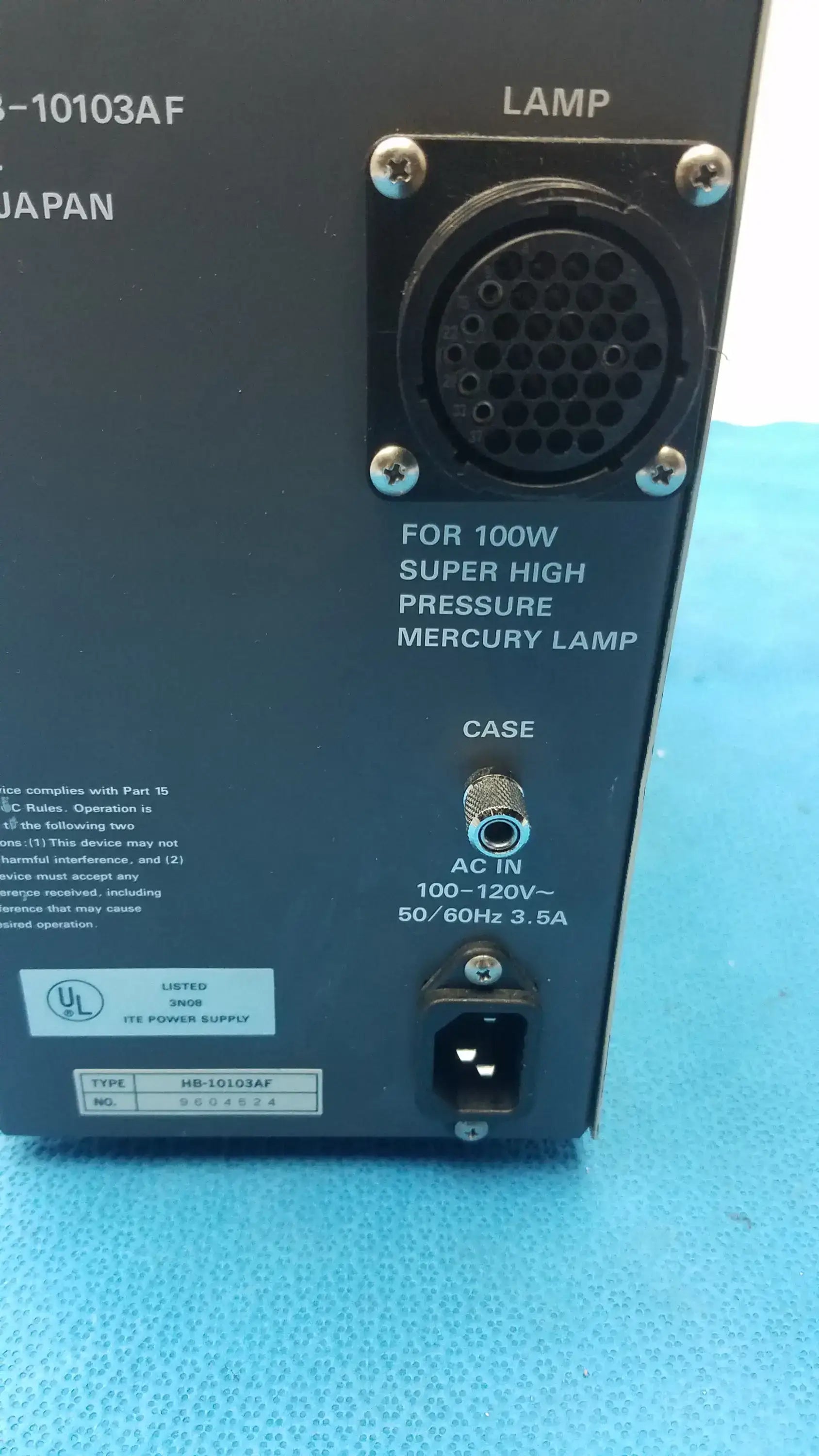 Nikon HB-10103AF Super High Pressure Mercury Lamp Power Supply Super High Pressure Mercury Lamp Power Supply, second-hand product photo 23
