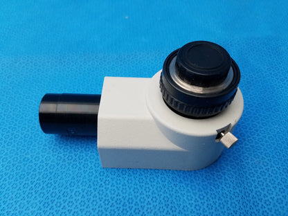 White and black textured adjustment knob on nikon microscope c-tep camera adapter compatible with nikon microscope models