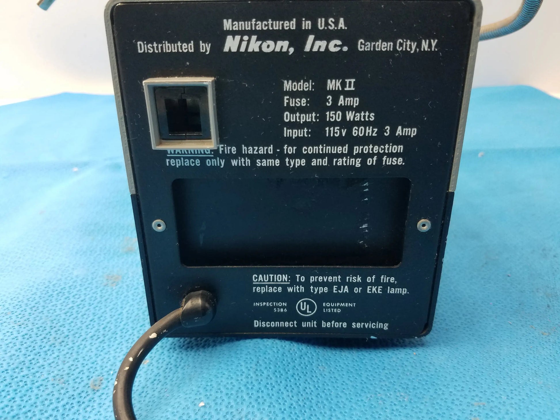 Nikon MK II Fiber Optic Microscope Illumination Light Source Fiber Optic Microscope Illumination Light Source, second-hand product photo 6