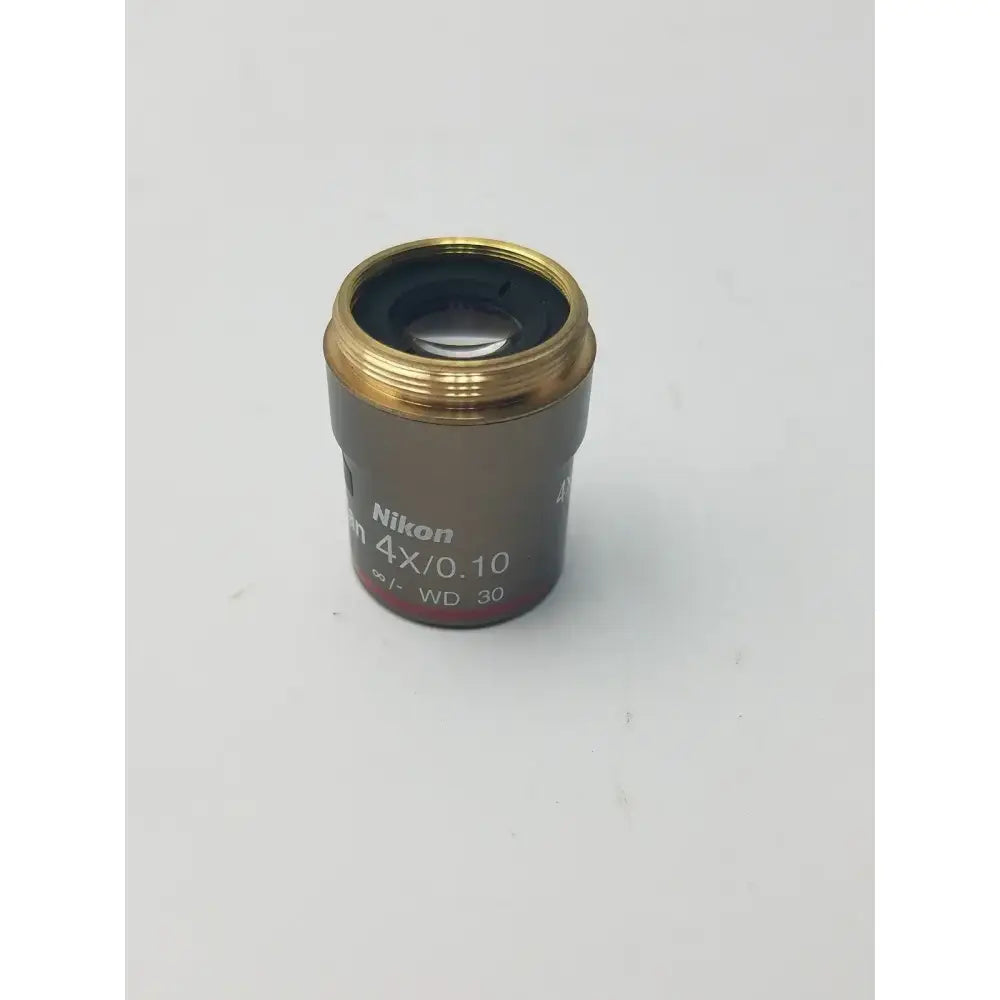 Nikon Plan 4x/0.10 WD 30 Microscope Objective Lens Microscope Objective Lens, second-hand product photo 4