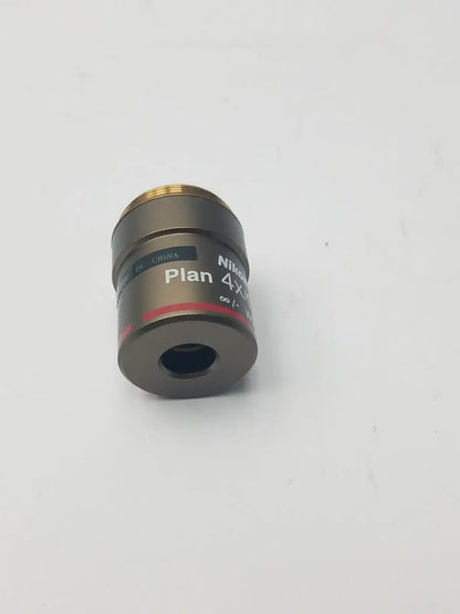 Nikon Plan 4x/0.10 WD 30 Microscope Objective Lens Microscope Objective Lens, second-hand product photo 6