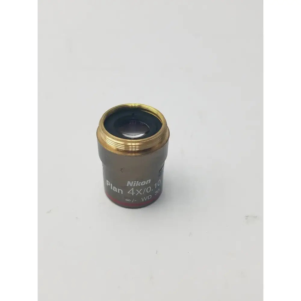 Nikon Plan 4x/0.10 WD 30 Microscope Objective Lens Microscope Objective Lens, second-hand product photo 1
