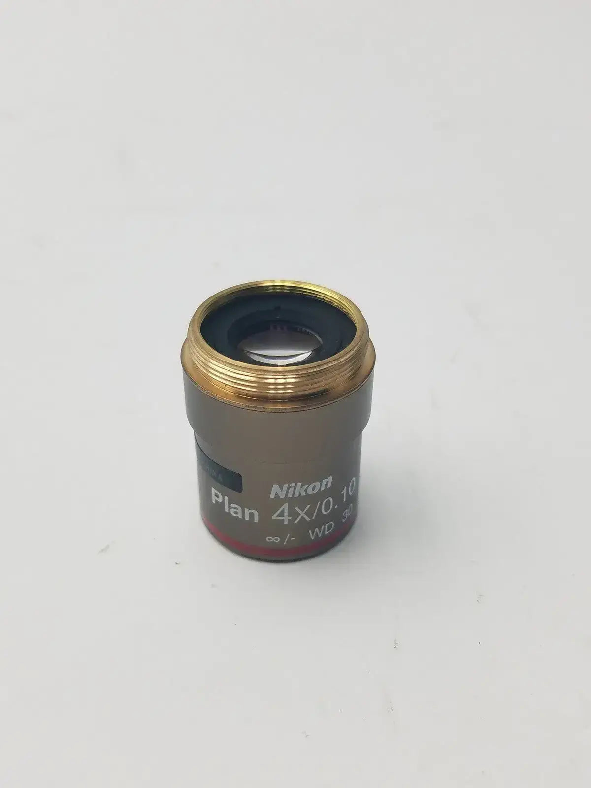 Nikon Plan 4x/0.10 WD 30 Microscope Objective Lens Microscope Objective Lens, second-hand product photo 3