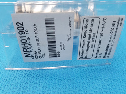 Nikon plan fluor 100x oil microscope objective lens mrh01902 compatible with Nikon microscopes made in Japan