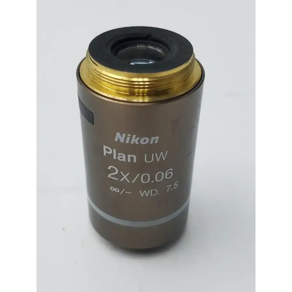 Nikon Plan UW 2x / 0.06 WD 7.5 Microscope Objective Lens Microscope Objective Lens, second-hand product photo 7