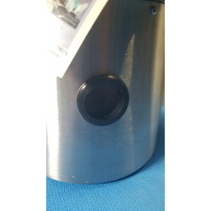 Silver cylindrical metal container with black cap for nilfisk advance hovermatt air supply unit GSPJ1.15 800W
