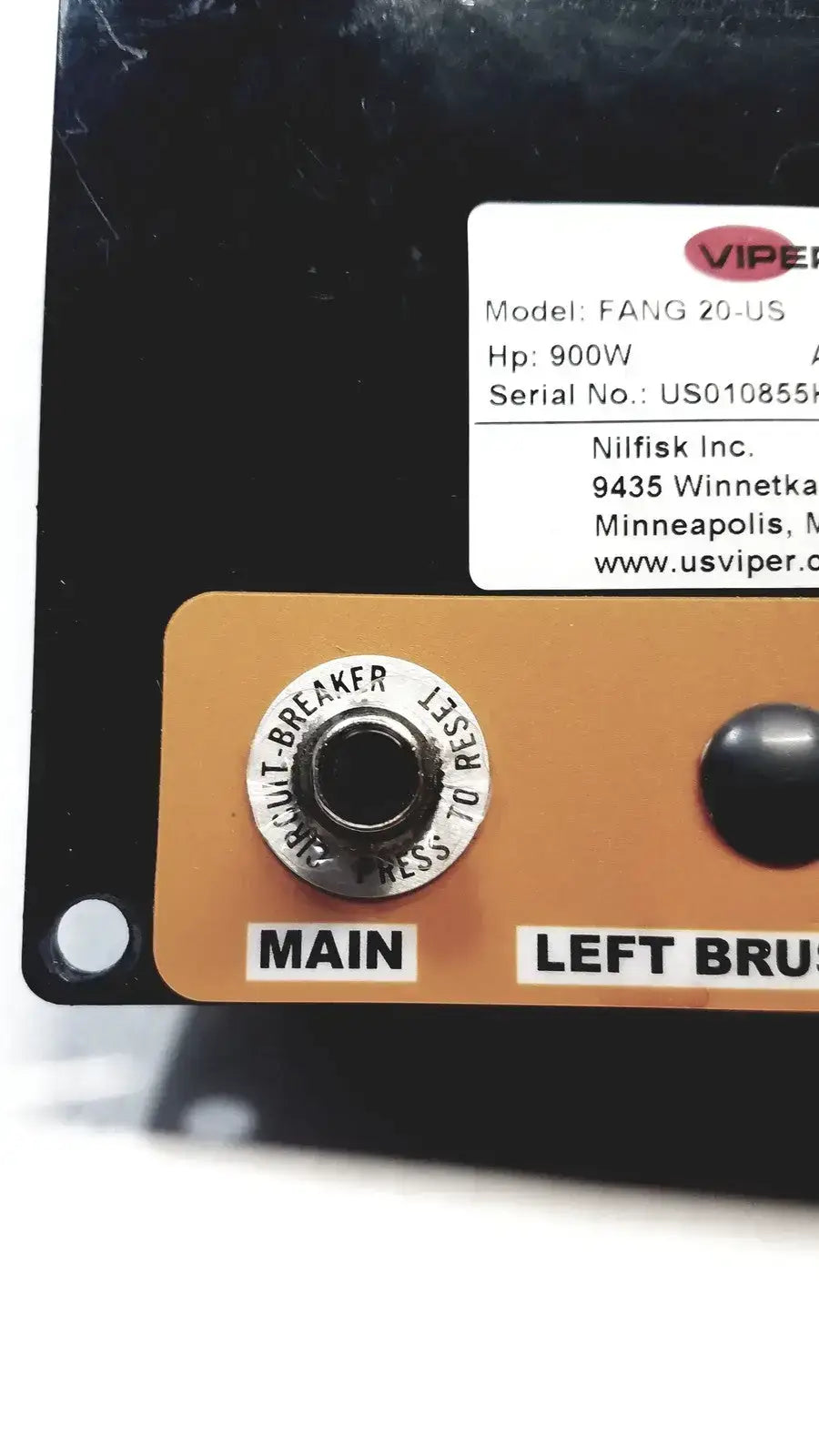 Nilfisk Viper FANG 20-US Control Board, Viper Vaccum Board Part Control Board, second-hand product photo 2
