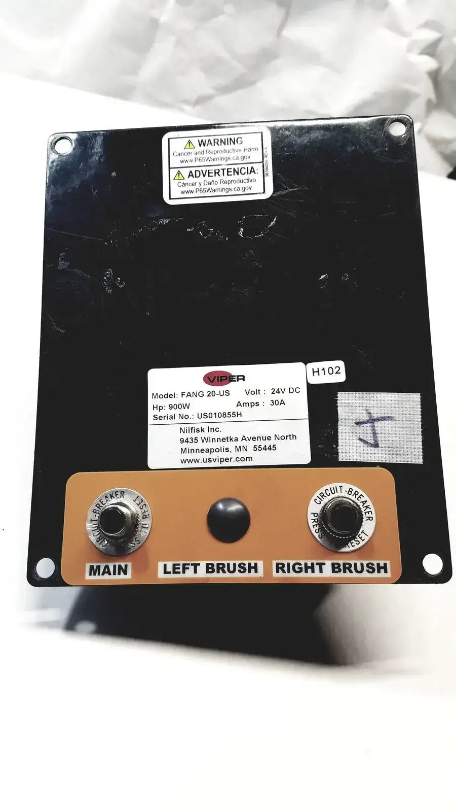 Nilfisk Viper FANG 20-US Control Board, Viper Vaccum Board Part Control Board, second-hand product photo 1